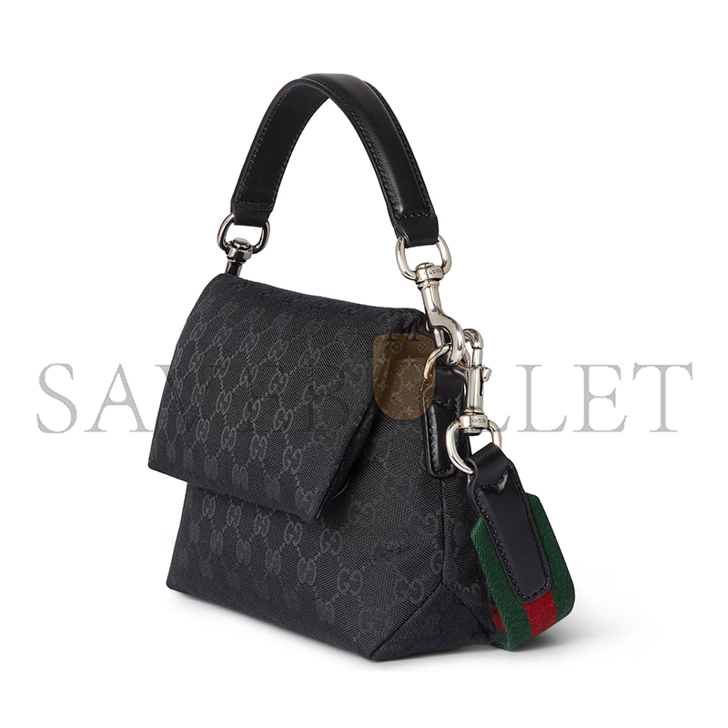 G*u*i small gg crossbody bag with web 821617 (19*15*7cm)
